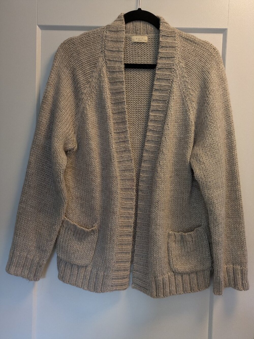 Naïf Montréal Chunky Knit Cardigan | Wool & Alpaca | Size M